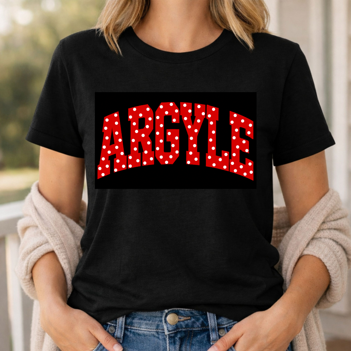 Argyle Polka Dot