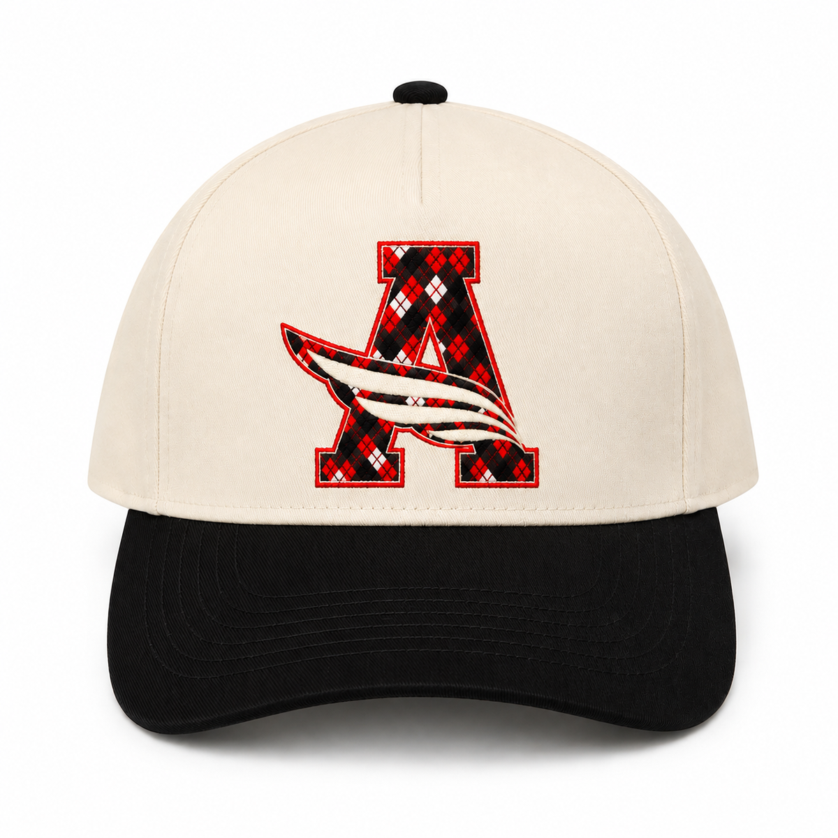 Argyle A argyle print hat