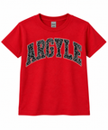Youth Bandana Paisley Print Argyle Shirt
