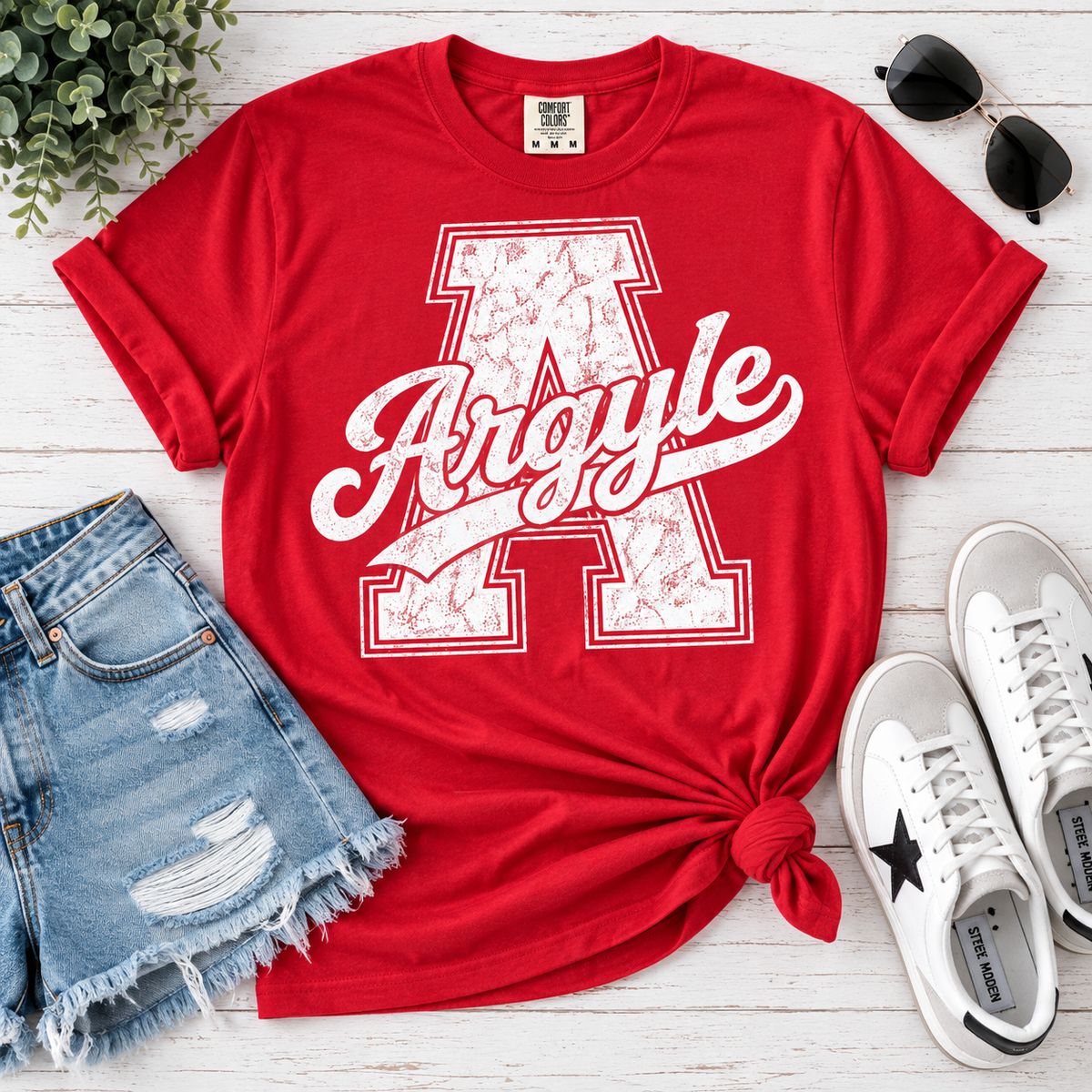 Argyle Vintage A Graphic Tee