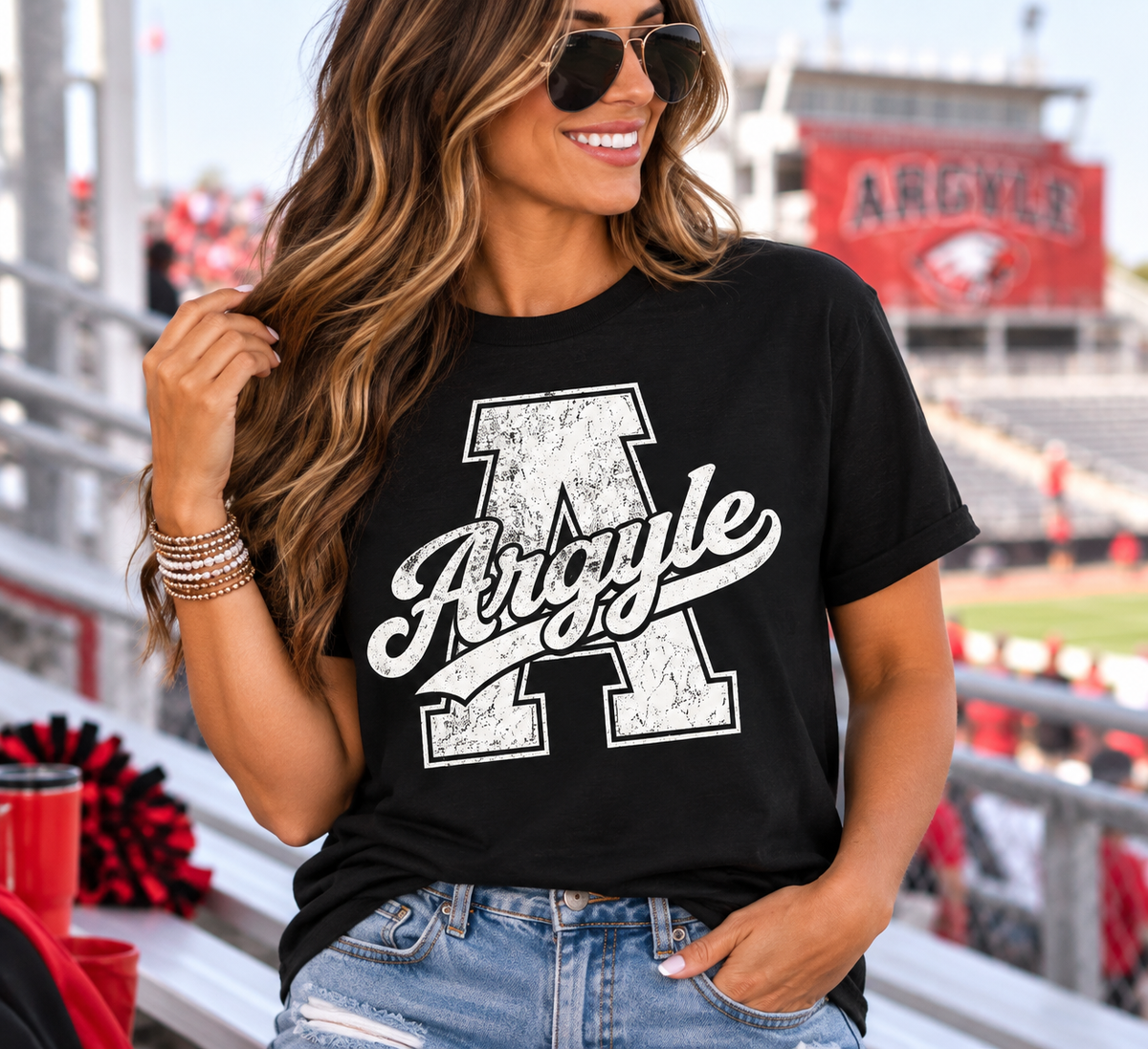 Argyle Vintage A Graphic Tee