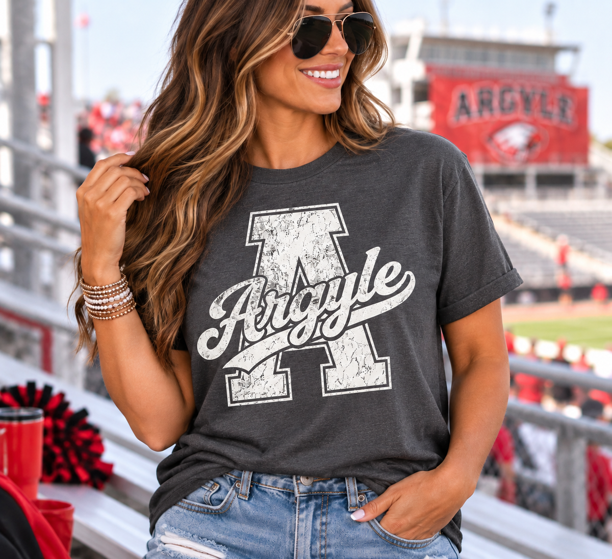 Argyle Vintage A Graphic Tee