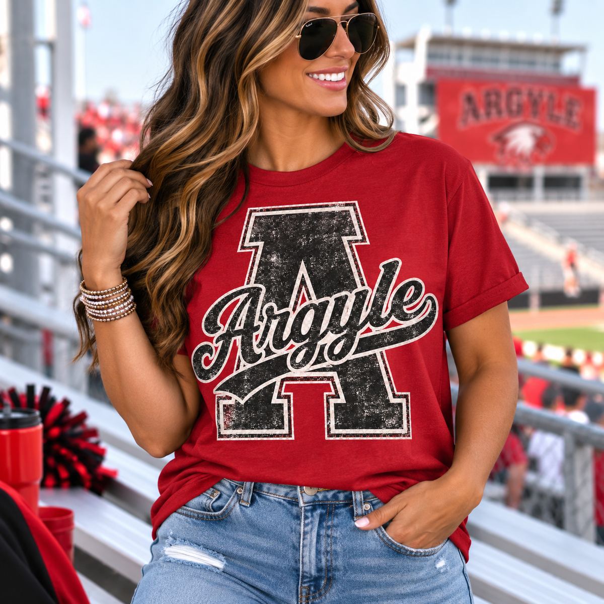 Argyle Vintage A Graphic Tee