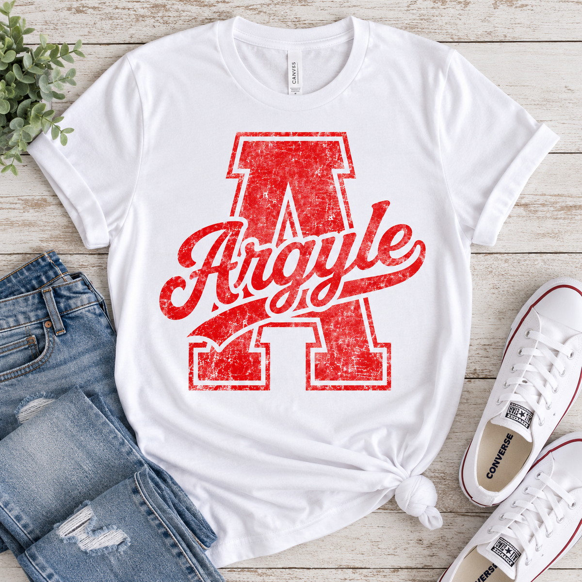 Argyle Vintage A Graphic Tee