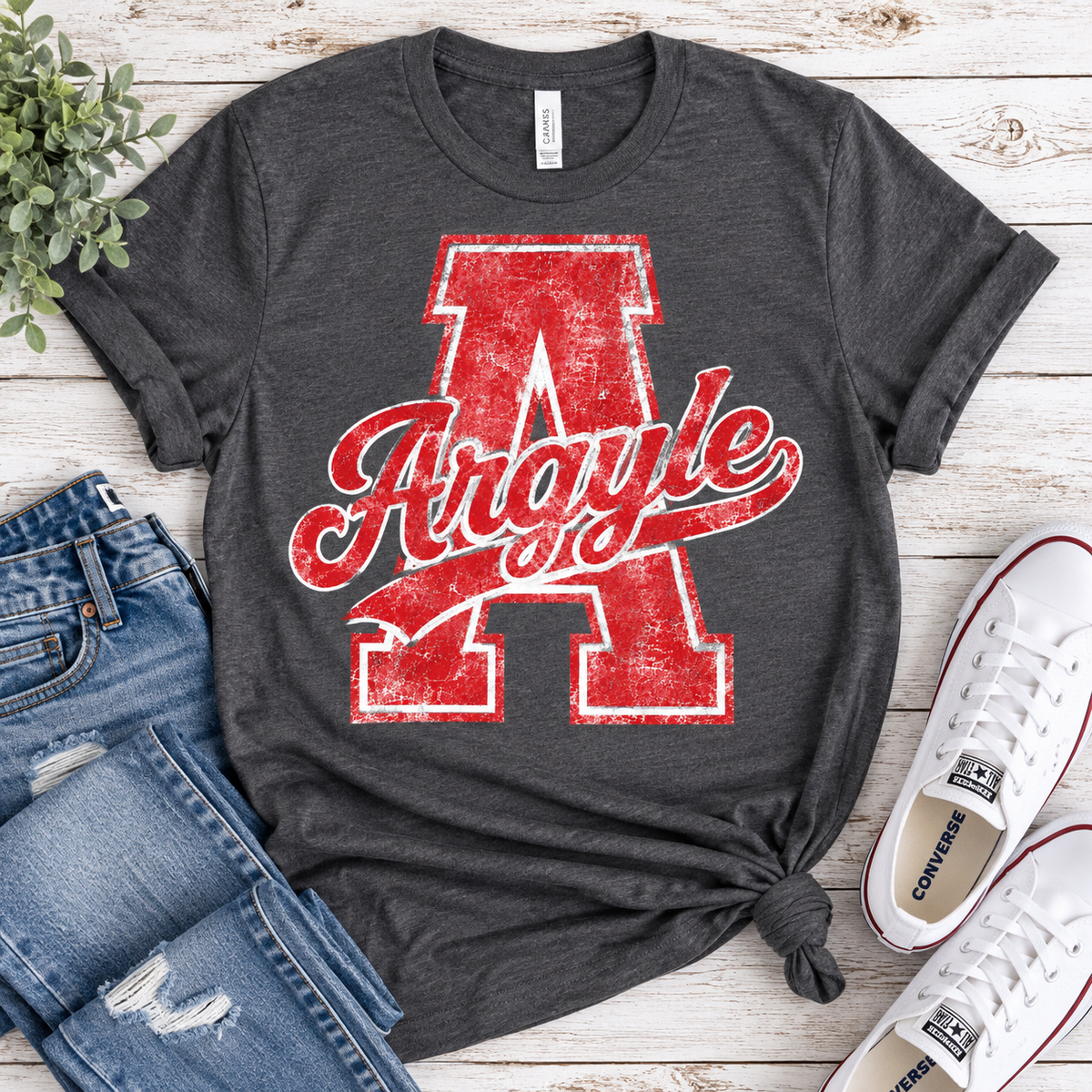 Argyle Vintage A Graphic Tee