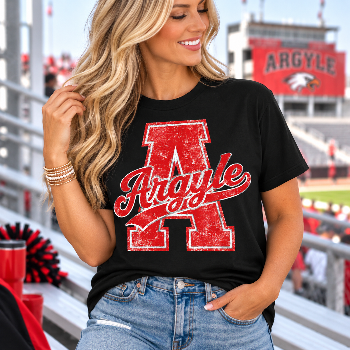 Argyle Vintage A Graphic Tee